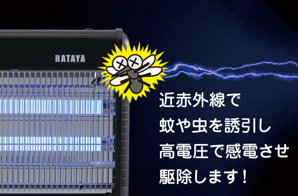 電撃式殺虫器「業務用 電撃！蚊チっと」｜商品情報