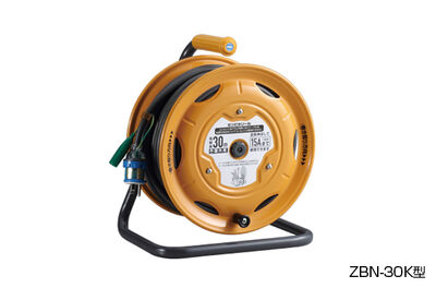 火災防止に役立つ、究極の電線溶解防止機能付コードリール
