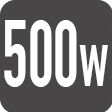 500W